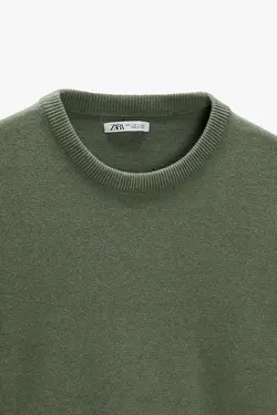 پلیور مردانه سبز زارا