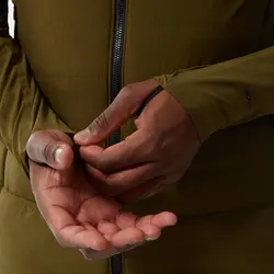 کاپشن اسکی مردانه خاکی نورس فیس