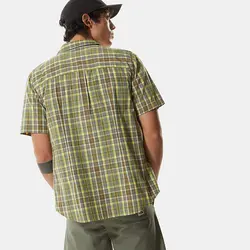 پیراهن مردانه سبز نورس فیس