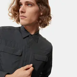 پیراهن مردانه خاکستری نورس فیس