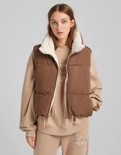 پافر بدون آستین زنانه شن برشکا