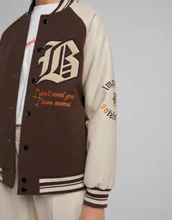 کاپشن خلبانی زنانه رنگ قهوه ای برشکا