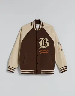 کاپشن خلبانی زنانه رنگ قهوه ای برشکا