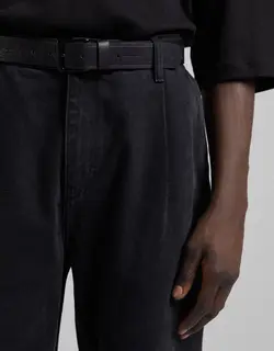 کمربند مردانه سیاه برشکا