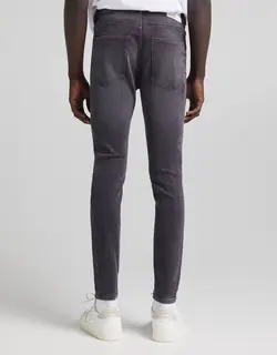 شلوار جین Super skinny مردانه خاکستری برشکا