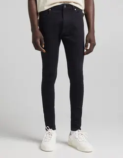 شلوار جین Super skinny مردانه سیاه برشکا