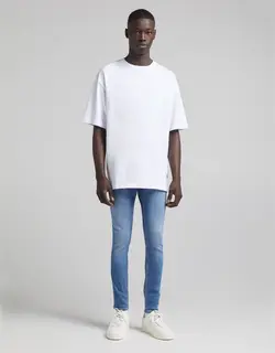 شلوار جین Super skinny مردانه آبی برشکا