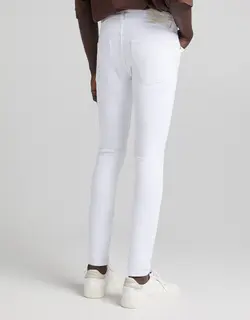 شلوار جین Super skinny مردانه سفید برشکا