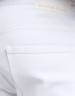 شلوار جین Super skinny مردانه سفید برشکا