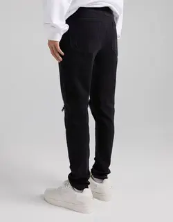 شلوار جین مردانه سیاه برشکا