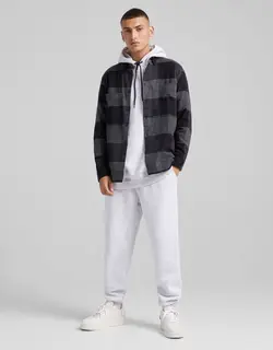 پیراهن مردانه خاکستری برشکا