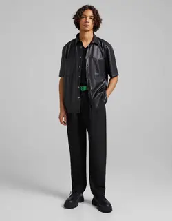 پیراهن مردانه سیاه برشکا