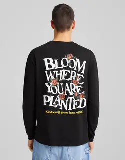 تی شرت مردانه سیاه برشکا