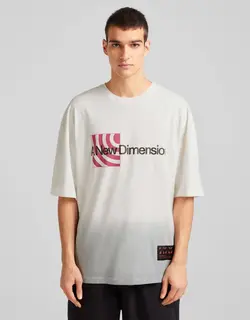 تی شرت مردانه سفیدتیره برشکا