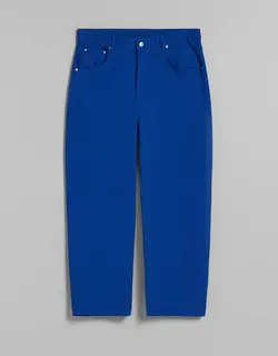 شلوار جین دمپا گشاد مردانه آبی برشکا