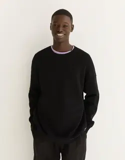 پلیور مردانه سیاه برشکا