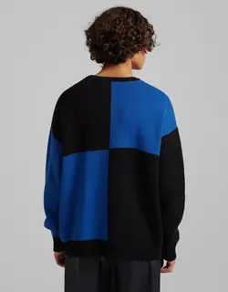 پلیور مردانه آبی برشکا