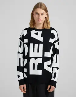 پلیور مردانه سیاه برشکا