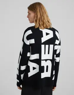 پلیور مردانه سیاه برشکا