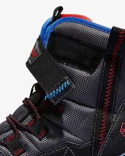 کفش کتانی چراغ دار پسرانه خاکستری اسکچرز