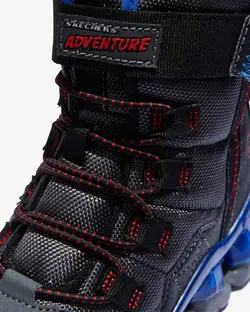 کفش کتانی چراغ دار پسرانه خاکستری اسکچرز