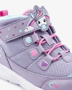 نیم بوت دخترانه بنفش اسکچرز