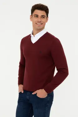 پلیور یقه هفت مردانه
