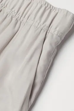 شلوار گشاد زنانه بژ روشن اچ اند ام