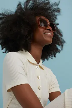 پیراهن میدی زنانه کرم اچ اند ام