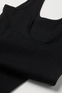 پیراهن میدی زنانه سیاه اچ اند ام