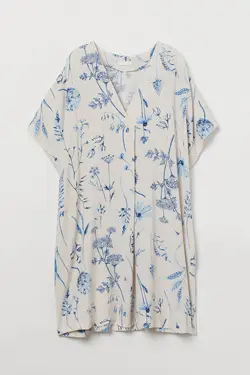 پیراهن میدی زنانه بژ روشن اچ اند ام