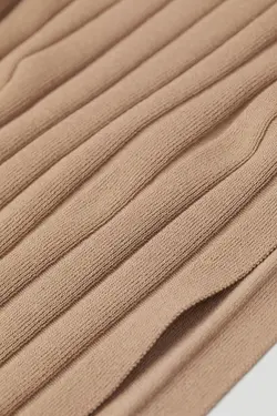 پیراهن میدی زنانه بژ روشن اچ اند ام