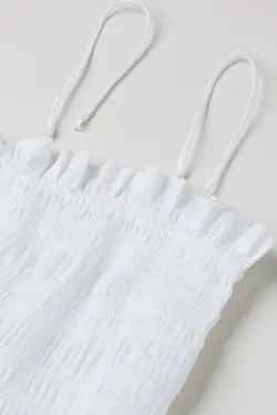 پیراهن میدی زنانه سفید اچ اند ام