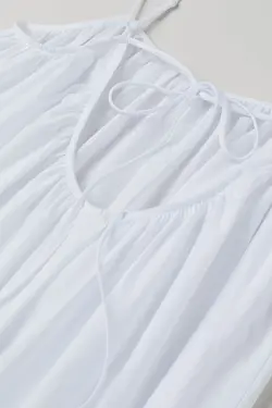 پیراهن میدی زنانه سفید اچ اند ام