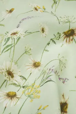 پیراهن کوتاه زنانه سبز اچ اند ام