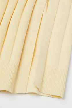 پیراهن بافت زنانه زرد اچ اند ام