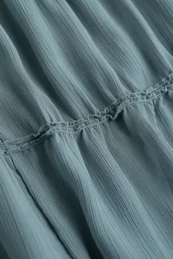 پیراهن آستین بلند زنانه فیروزه ای اچ اند ام