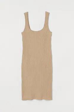 پیراهن بافت زنانه بژ اچ اند ام