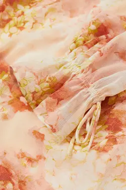 پیراهن آستین بلند زنانه بژ روشن اچ اند ام