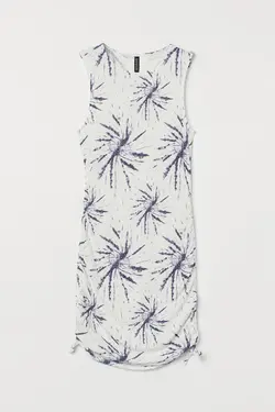 پیراهن کوتاه زنانه سفید اچ اند ام