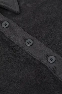 پیراهن کوتاه زنانه خاکستری تیره اچ اند ام