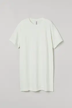 پیراهن کوتاه زنانه سفید اچ اند ام