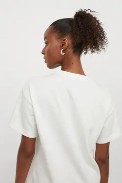 پیراهن کوتاه زنانه سفید اچ اند ام