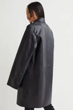 پیراهن آستین بلند زنانه سرمه ای اچ اند ام