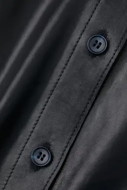 پیراهن آستین بلند زنانه سرمه ای اچ اند ام