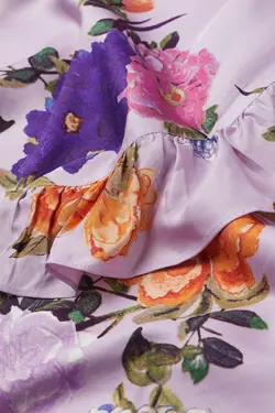 پیراهن آستین بلند زنانه بنفش اچ اند ام