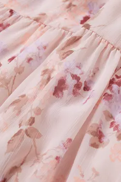 پیراهن آستین بلند زنانه صورتی اچ اند ام