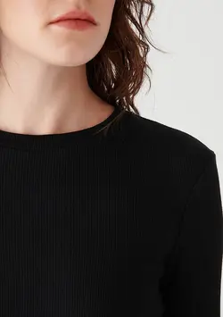 بلوز زنانه سیاه ماوی