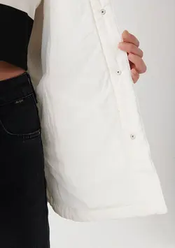 کاپشن زنانه سفید ماوی