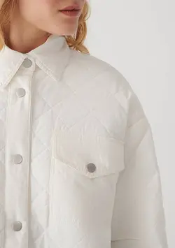 کاپشن زنانه سفید ماوی